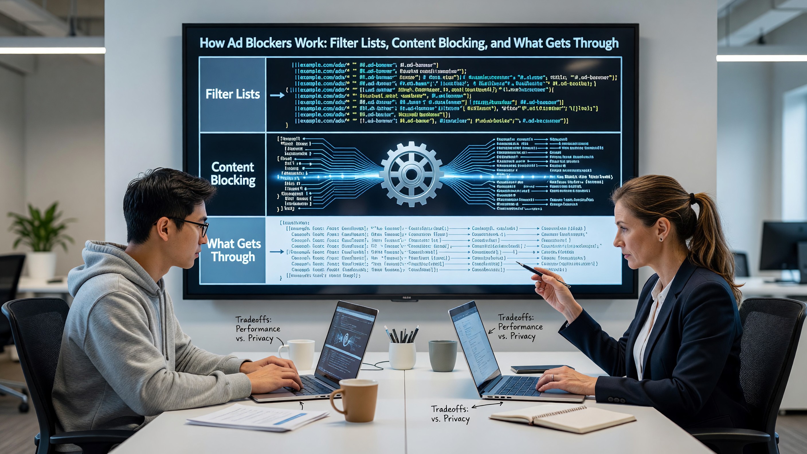 How Ad Blockers Work: Filter Lists, Content Blocking, and What Gets Through