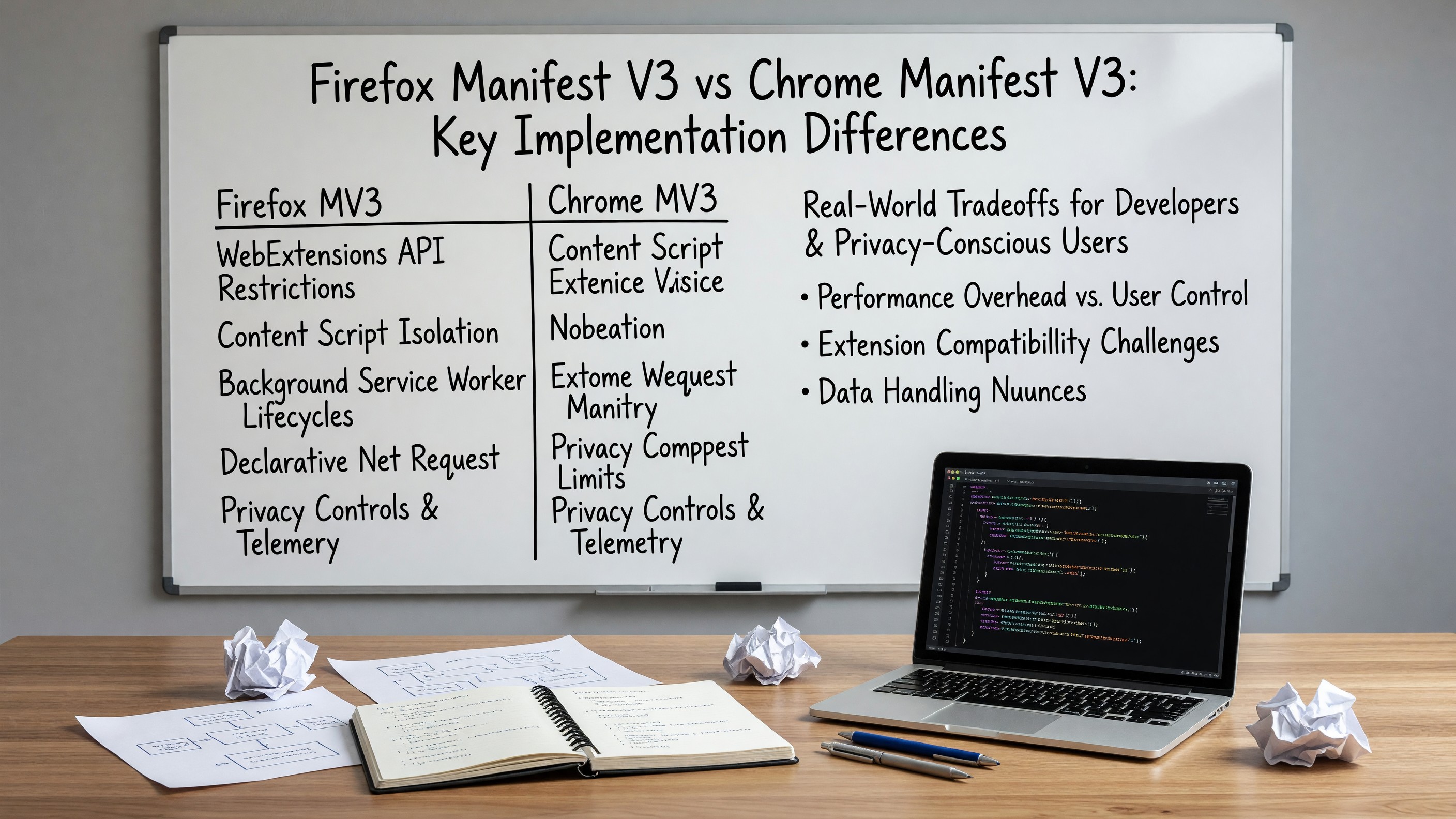 Firefox Manifest V3 vs Chrome Manifest V3: Key Implementation Differences