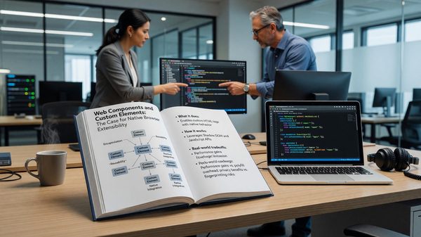 Web Components and Custom Elements: The Case for Native Browser Extensibility